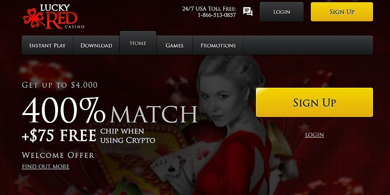 Lucky Red Casino casino screenshot