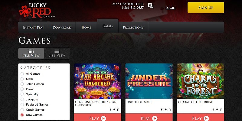 Lucky Red Casino casino screenshot